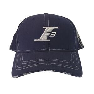 Mens Reebok Legend Allen Iverson Fitted Ball Hat Cap The Answer Blue Size 7 1/8